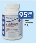 Clicks L-Glutamine-125g Each