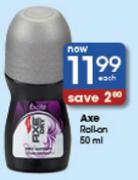 Axe Roll-on-50ml Each
