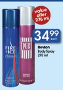 Revlon Body Spray-275ml Each