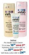 InVivo Q10 Body Lotion-200ml Each