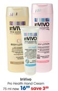 InVivo Pro Health Hand Cream-75ml Each