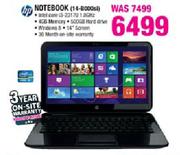 HP Notebook(14-B000si)
