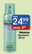 Mitchum Deodrant-120ml Each