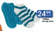 Clicks Non-Slip Socks-Per Pair
