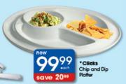 Clicks Chip & Dip Platter-Each