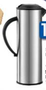 Clicks Stainless Steel & Plastic Colour Flask-1L Each