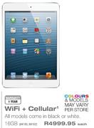 Apple iPad Mini Wifi + Cellular-16 GB Each