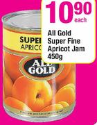All Gold Super Fine Apricot Jam-450Gm Each