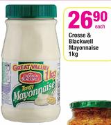 Crosse & Blackwell Mayonnaise-1Kg Each