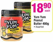 Yum Yum Peanut Butter-400Gm Each