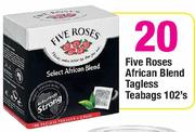 Five Roses African Blend Tagless Teabags-102's