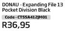 Donau-Expanding File 13 Pocket Division Blue (CT55A412JM10)