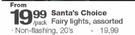 Santa's Choice Fairy Lights Non-Flashing-20's