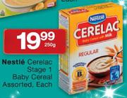 Nestle Cerelac Stage 1 Baby Cereal Assorted-250g