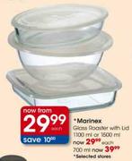 Marinex Glass Roaster with Lid-700ml