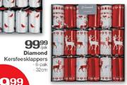 Diamond Kersfeesklappers-Per Pack