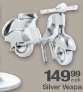 Silver Vespa
