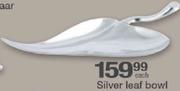 Silver Leaf Bowl