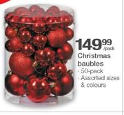 Christmas Baubles-Per Pack