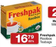 Freshpak Rooibos Teabags-80's