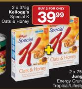Kellogg's Special K Oats & Honey-2 x 375g