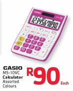 Casio MS-10VC Calculator Assorted Colours