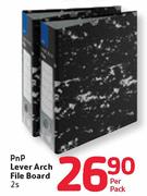  PnP Lever Arch File Board-2's Per Pack