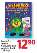 Butterfly Jumbo Colouring And Activity Book-128 Page