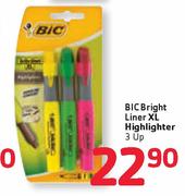  BIC Bright Liner XL Highlighter 3 Up