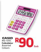  Casio MS-10VC Calculator Assorted Colours