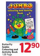 Butterfly Jumbo Colouring And Activity Book-128 Page
