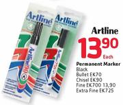 Artline Permanent Marker Black
