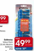 Safeway Value Pack 20 AA Alkaline Batteries (BP20) Per Pack