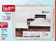Safeway Tie-Dawn Electric Blanket Single