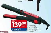 Safeway 25mm LED Hair Straightener (AT21090) Each