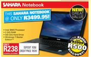 Sahara Notebook 