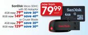 SanDisk Micro SDHC with SD Adaptor-8GB