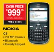 Nokia C3 + Free Vodafone V252 Or ZTE Cellphone