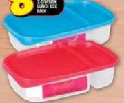 Prochef 2-Division Lunch Box-Each