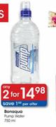 Bonaqua Pump Water-2x750ml