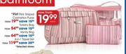 Flirt Pink Stripped Cosmetics Purse