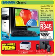 Sahara Grand + Xerox Laser Printer + Creative 2.1 Speakers