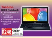 Toshiba B800 Notebook