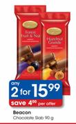 Beacon Chocolate Slabs-90gmx2