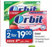 Orbit Flavoured Chewing Gums-14pelletsx2