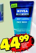 Nivea For Men Face Wash Assorted-100ml Each