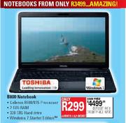 Toshiba B800 Notebook