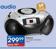 Safeway CD Player with Radio ZE9043