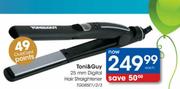 Toni&Guy Digital Hair Straightener IGO85E 1/2/3-25mm