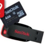 Sandisk 8GB SDHC Or Micro SD Card